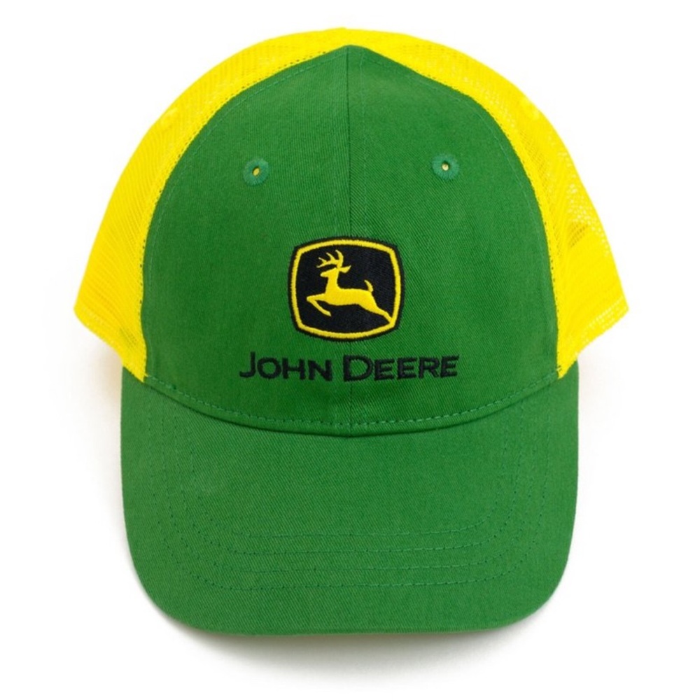 John Deere Toddler One Size Mesh Adjustable Snapback Trucker‎ Style Baseball Cap